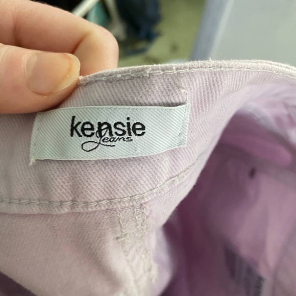 Kensie Jeans Lilac Denim Skirt - Picture 3 of 4